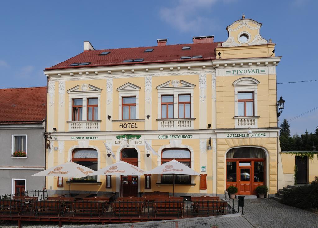 Hotel U Zeleneho Stromu Nepomuk Kültér fotó